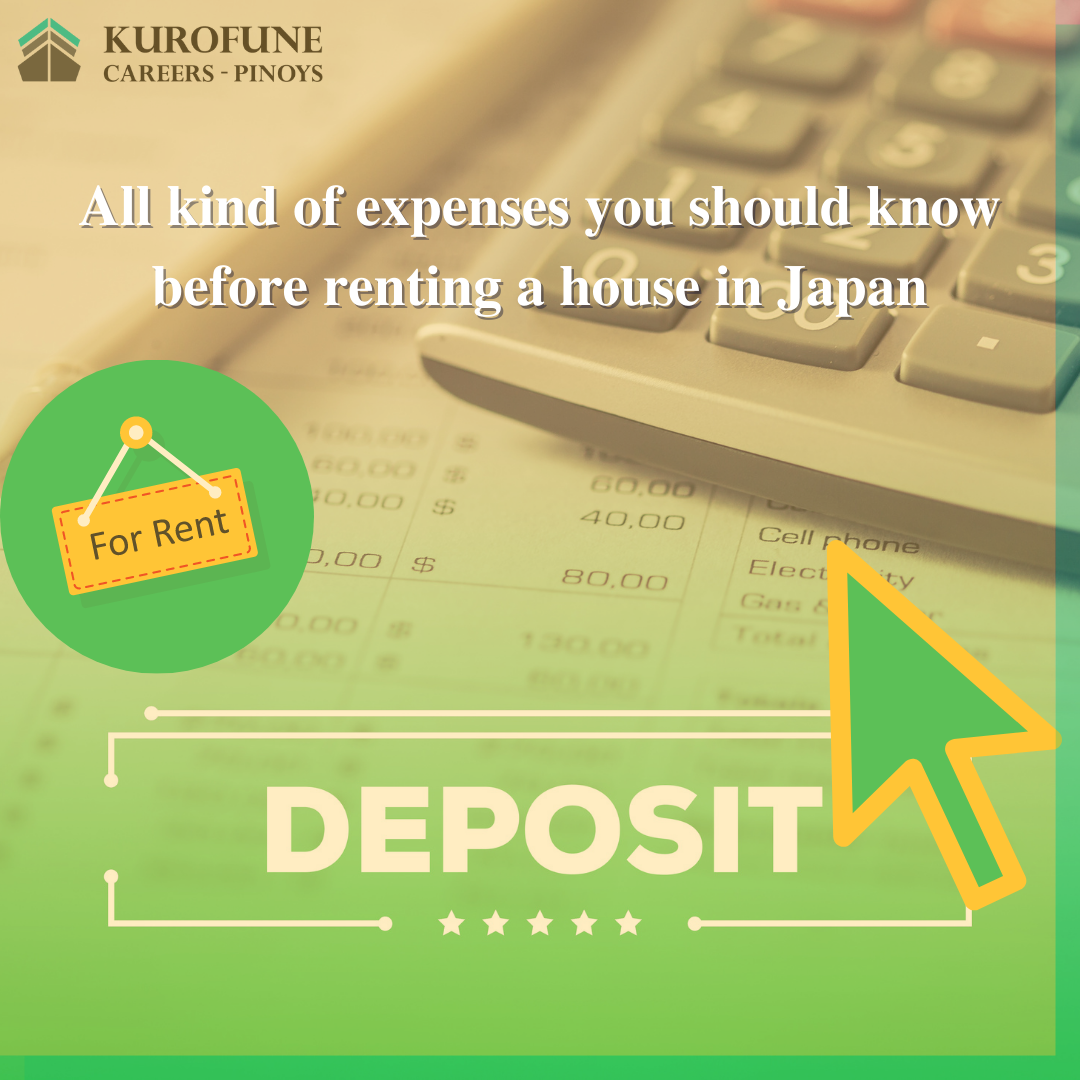 All kind of expenses you should know before renting a house in Japan