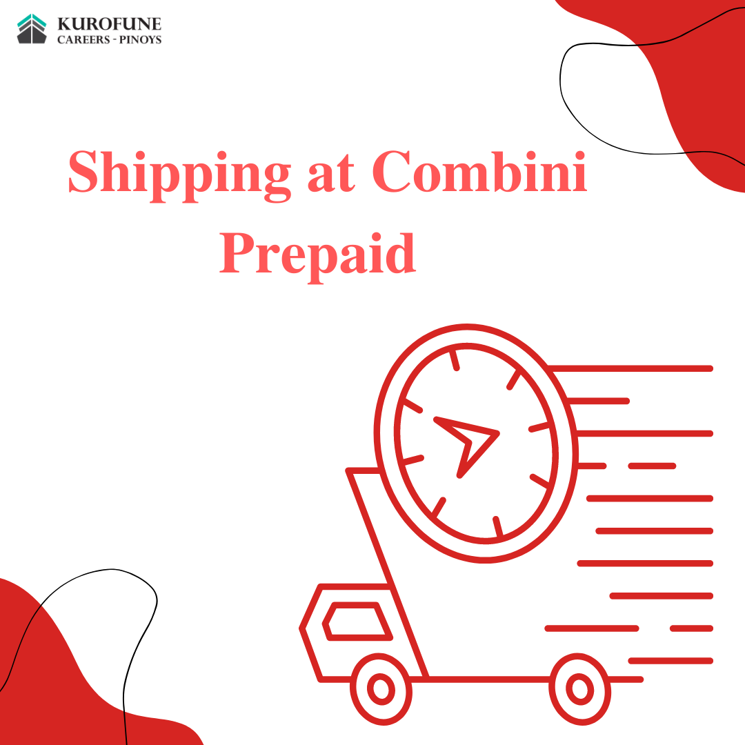 Shipping at Combini Prepaid 