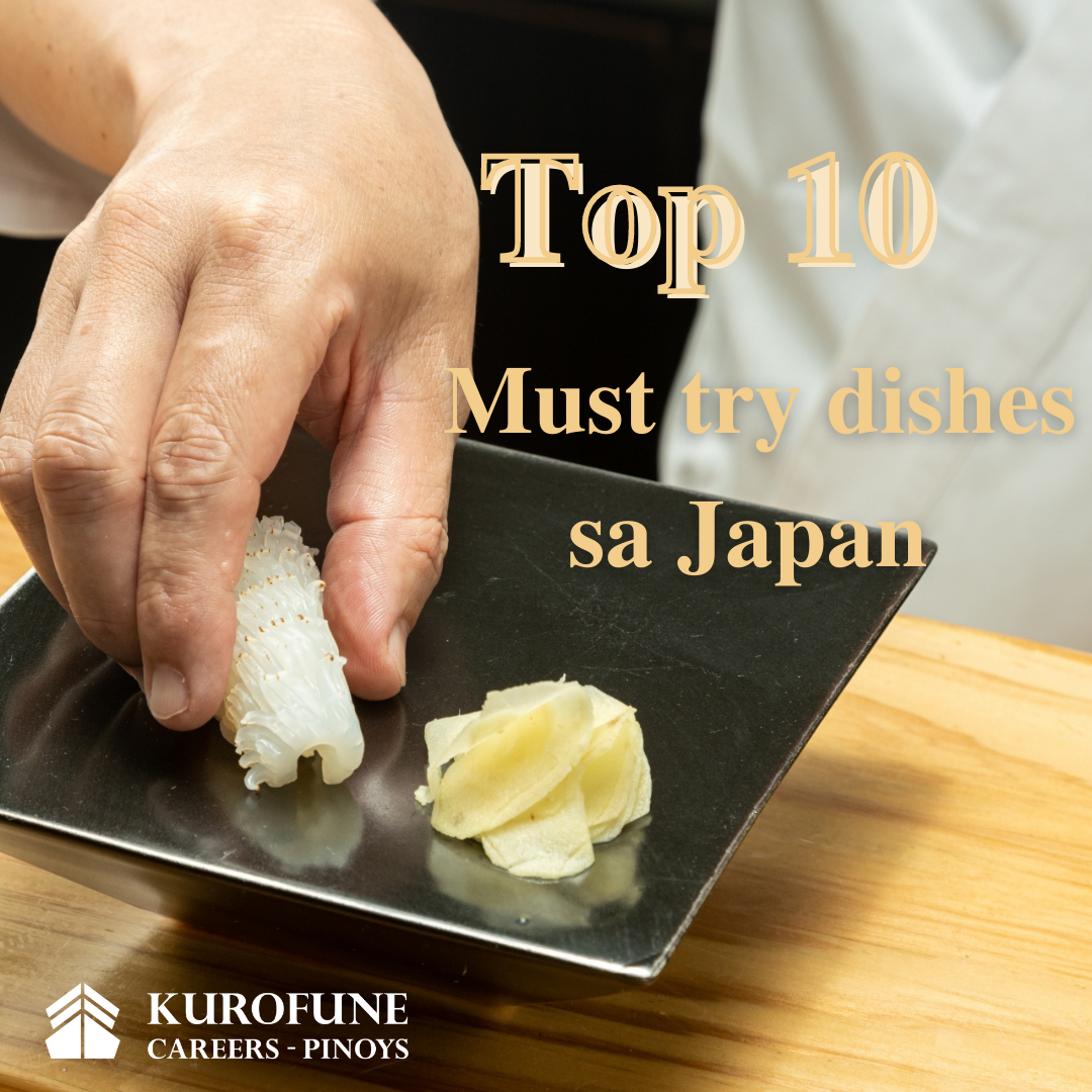 Top 10 must-try dishes in Japan