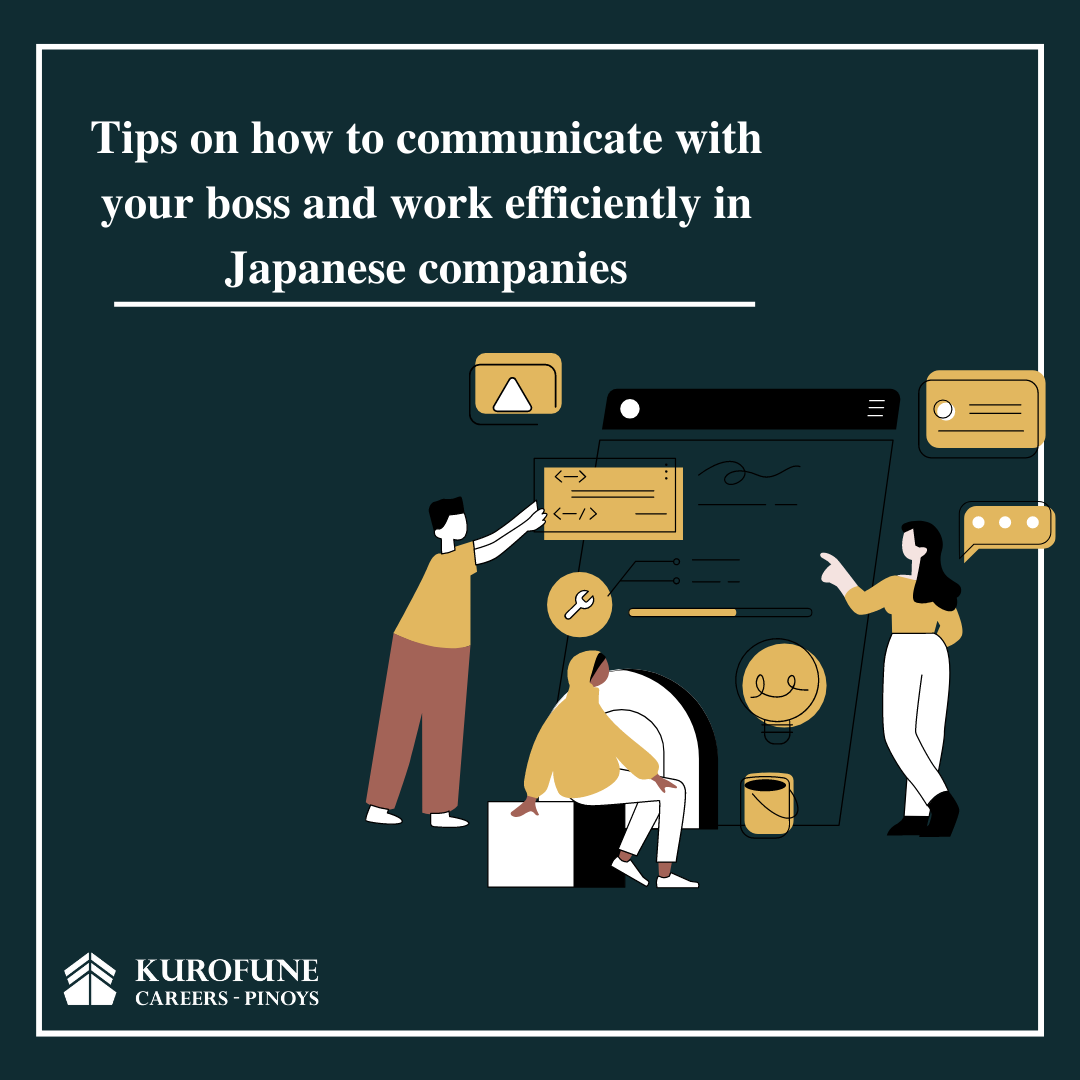 Tips on how to communicate with your boss and work efficiently in Japanese companies
