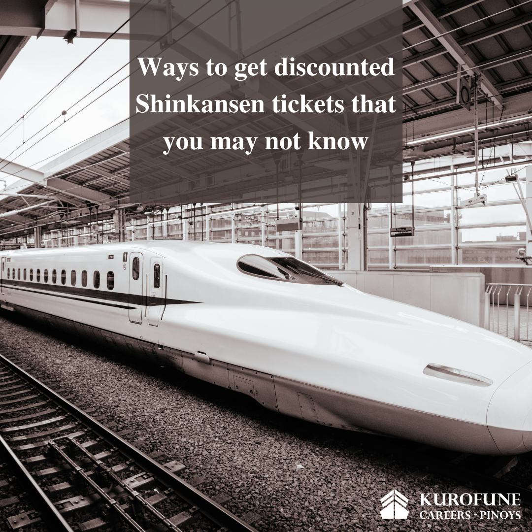 Ways to get discounted Shinkansen tickets that you may not know