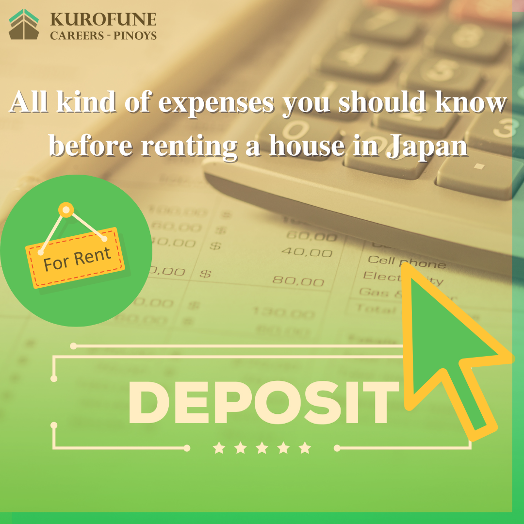 All kind of expenses you should know before renting a house in Japan