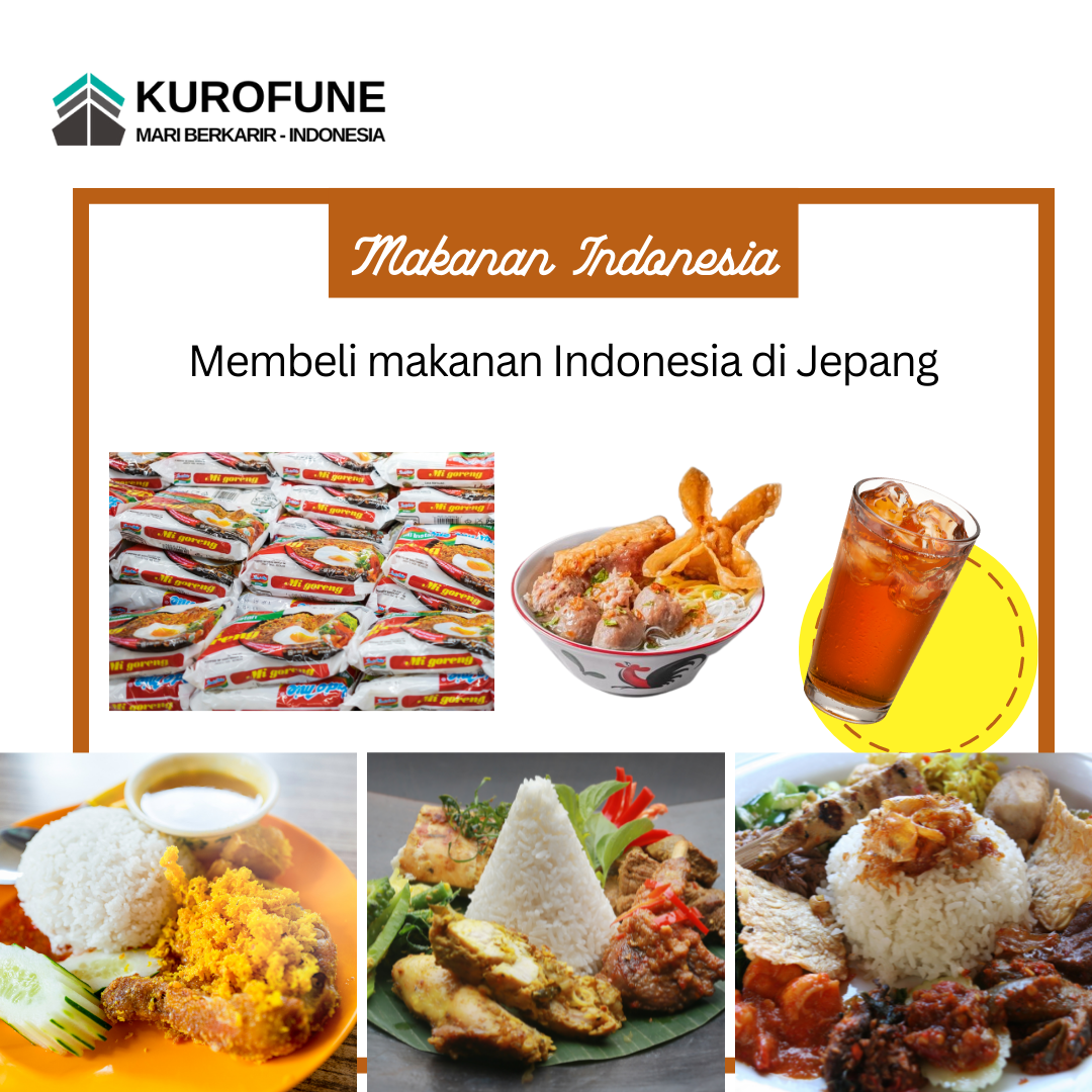 Membeli makanan Indonesia di Jepang