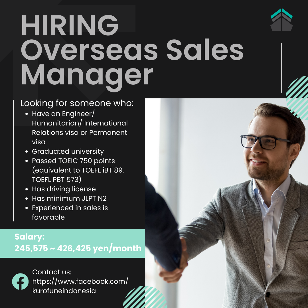 Hiring Overseas Sales Manager
