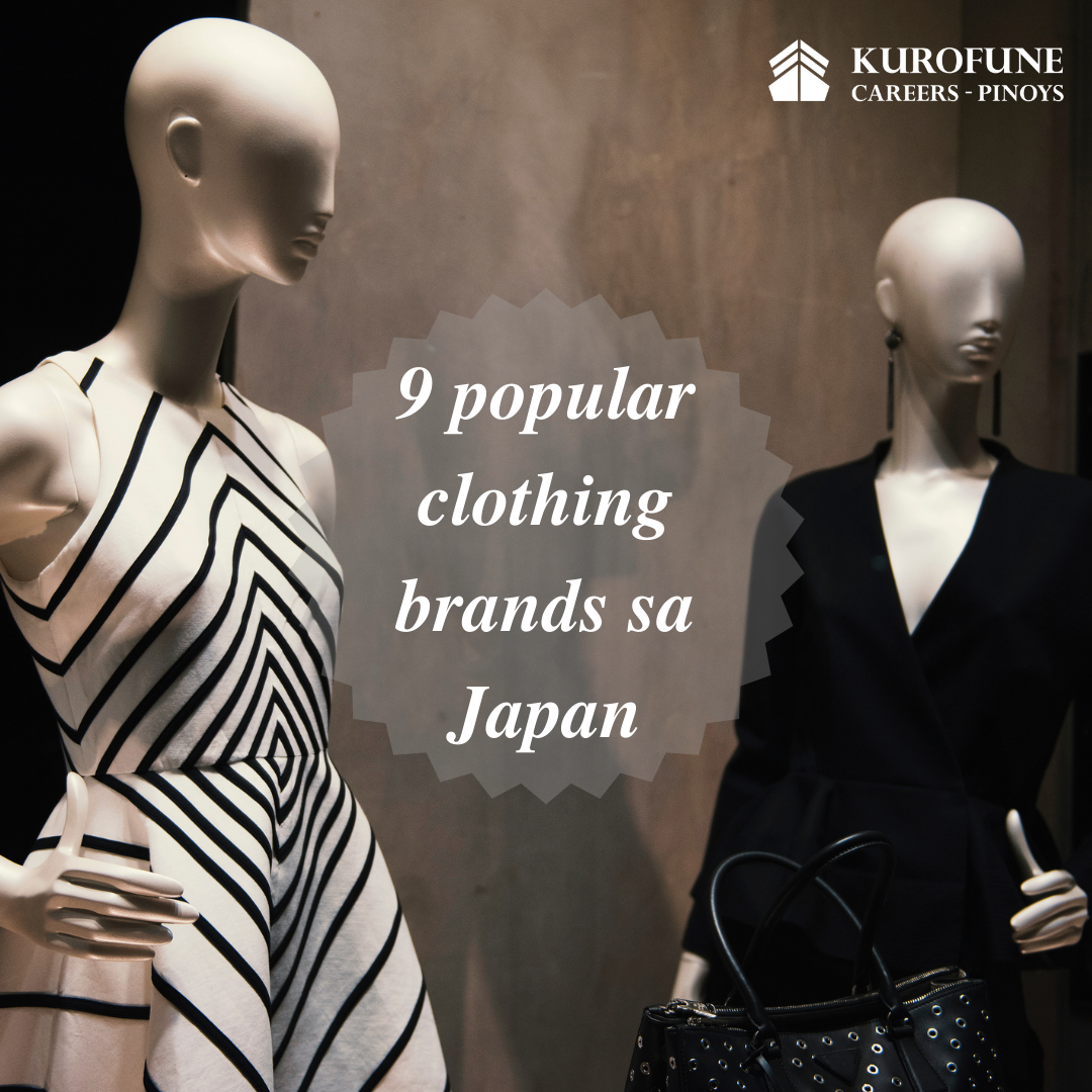 9 popular clothing brands sa Japan