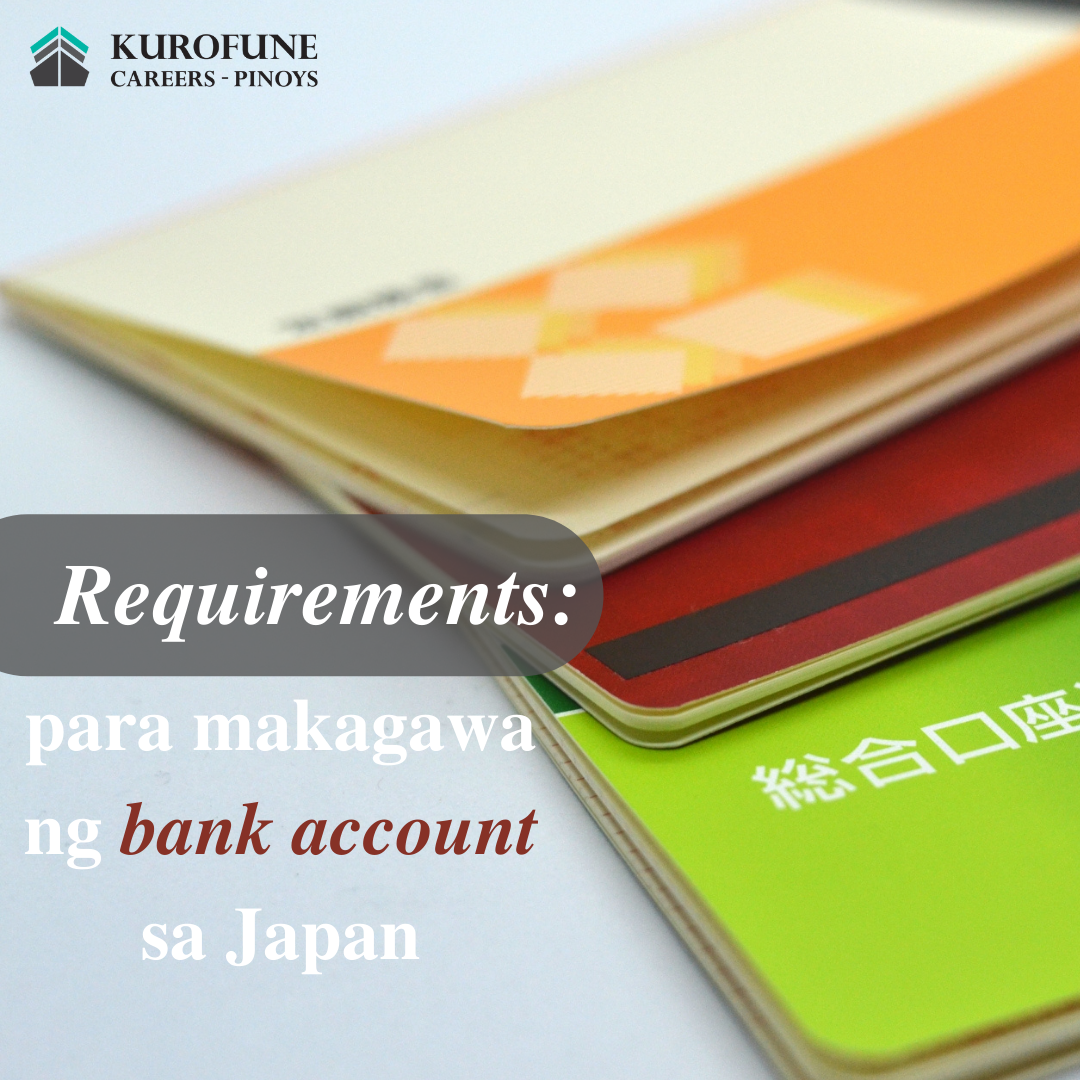 Requirements para makagawa ng bank account sa Japan